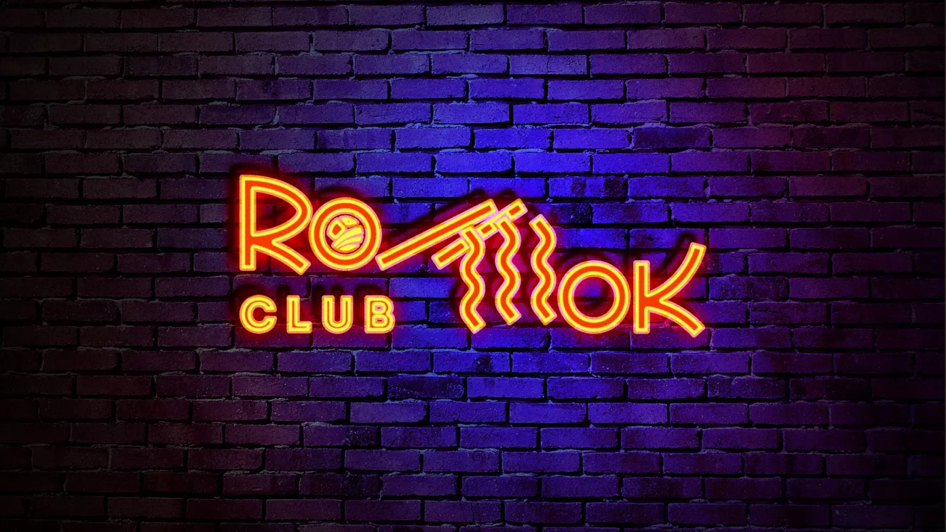 Разработка интерьерной вывески суши-бара «Roll Wok Club» в Хилоке